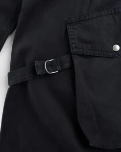 Acne Studios Cargo Trousers Charcoal Grey- Pants