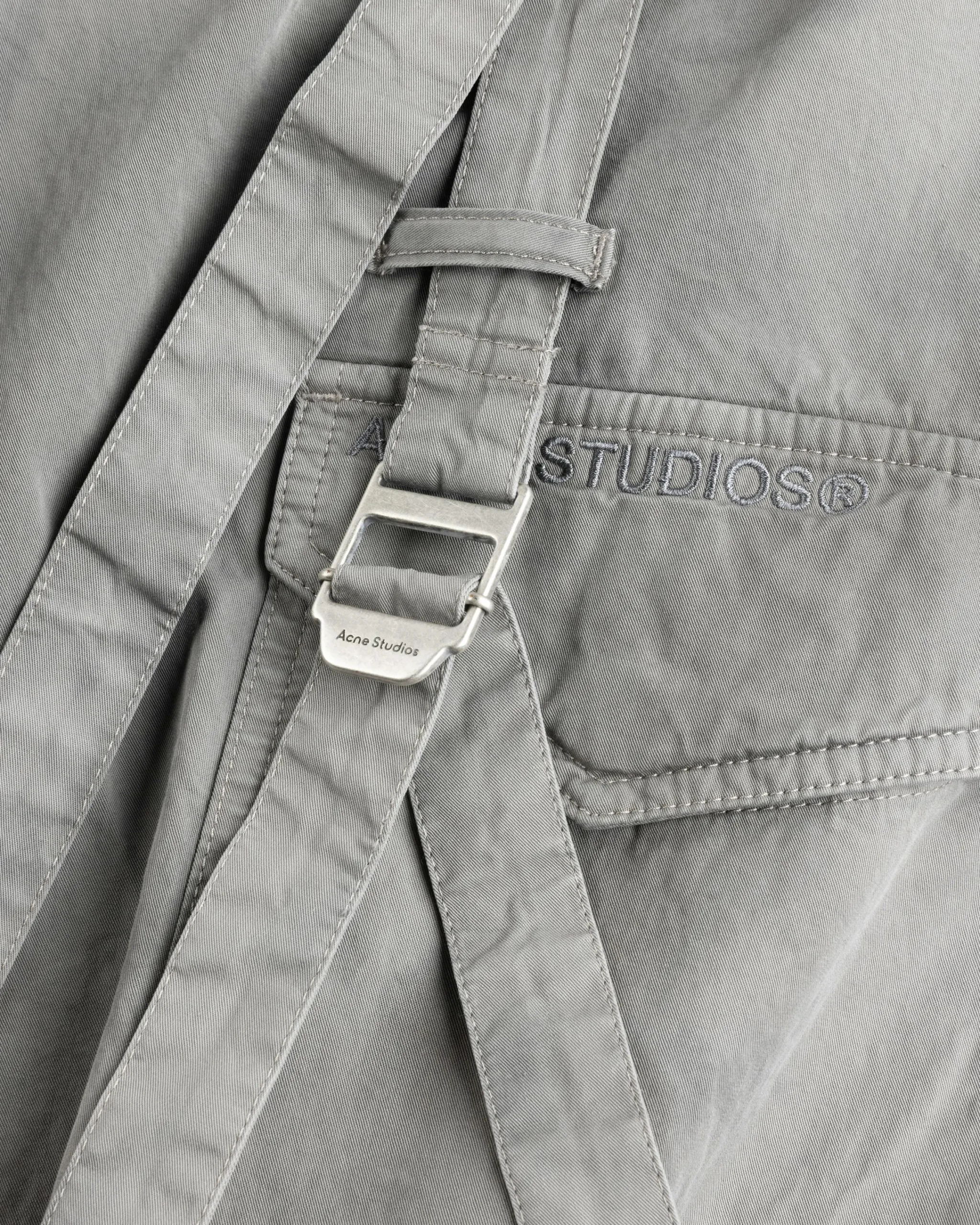 Acne Studios Cargo Trousers Mid Grey- Pants