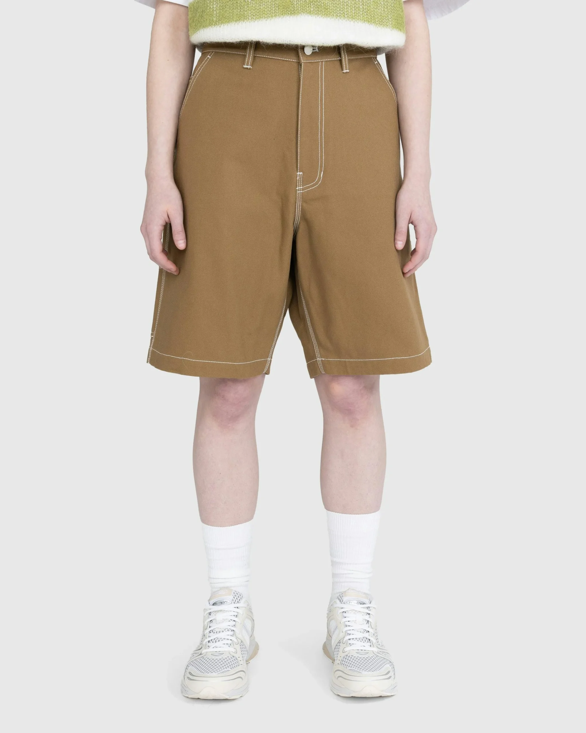 Highsnobiety Carpenter Shorts Dark Beige- Shorts