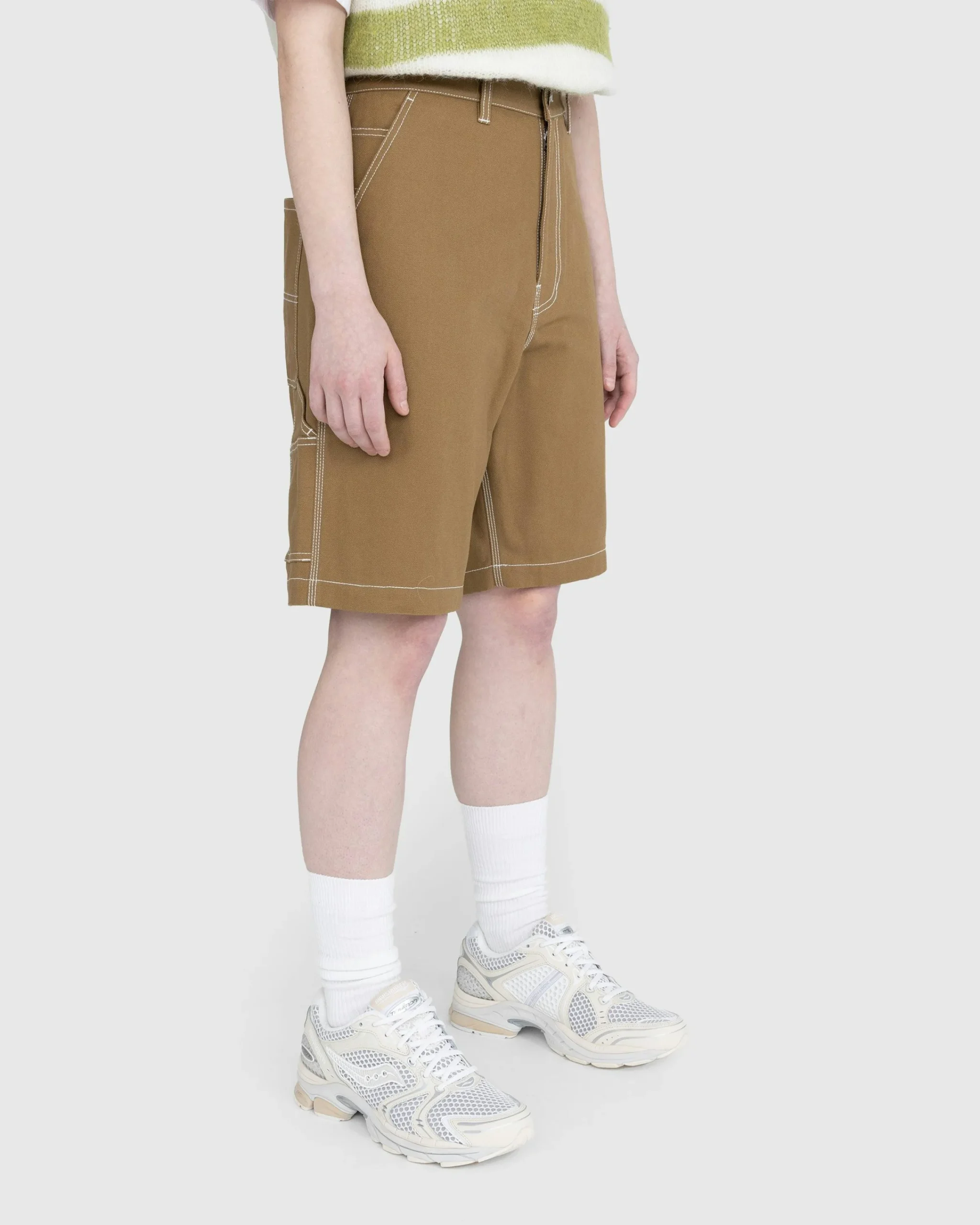 Highsnobiety Carpenter Shorts Dark Beige- Shorts