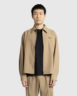 Needles Cavalry Twill Sport Jacket Beige- Outerwear