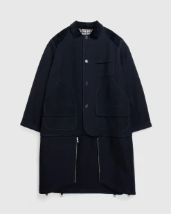 Maison Margiela Check Pattern Coat- Outerwear
