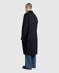Maison Margiela Check Pattern Coat- Outerwear