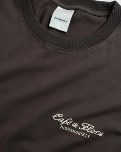 Café de Flore Chocolat T-Shirt Brown- Tops