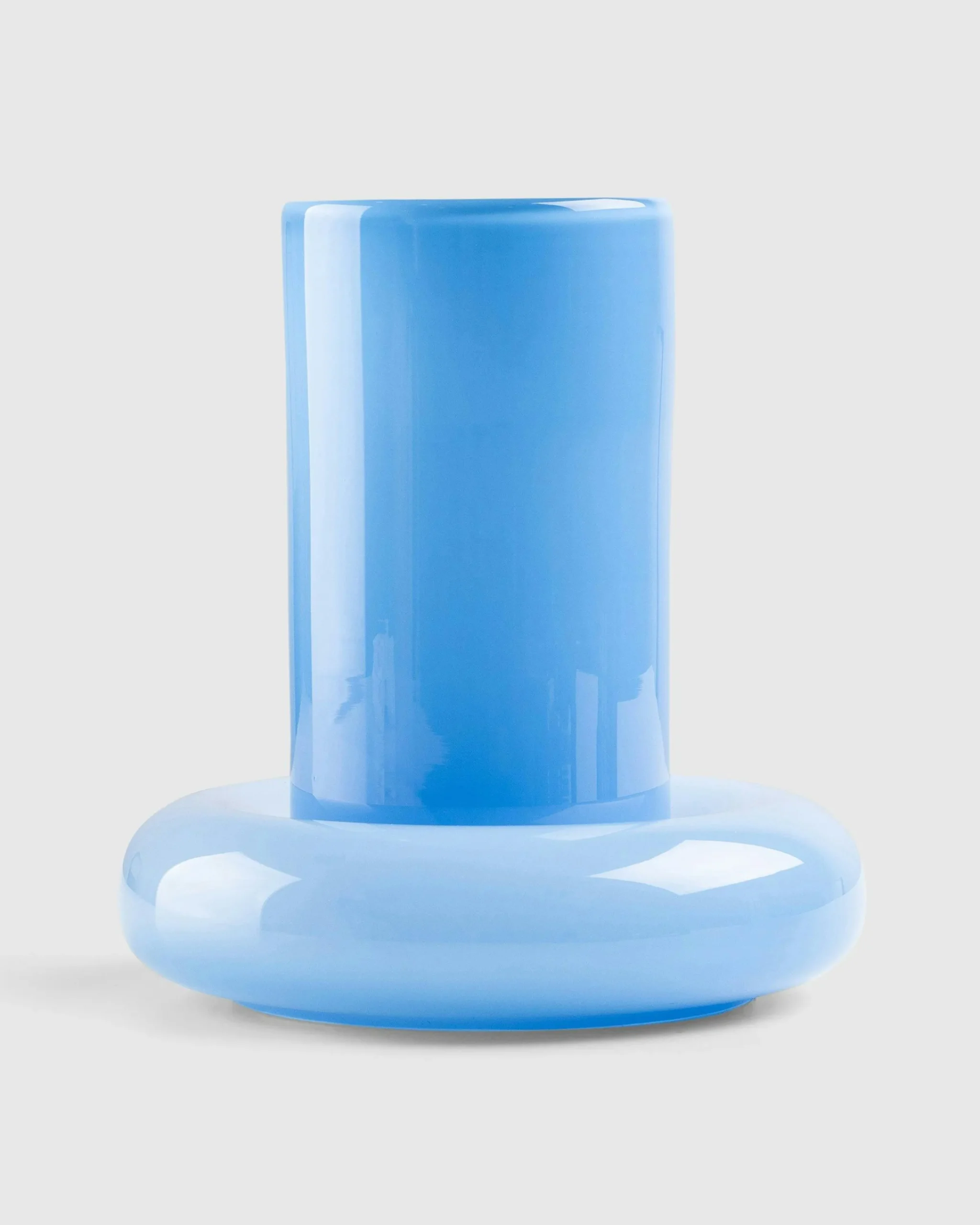 Gustaf Westman Chunky Glass Vase Light Blue- Ceramics