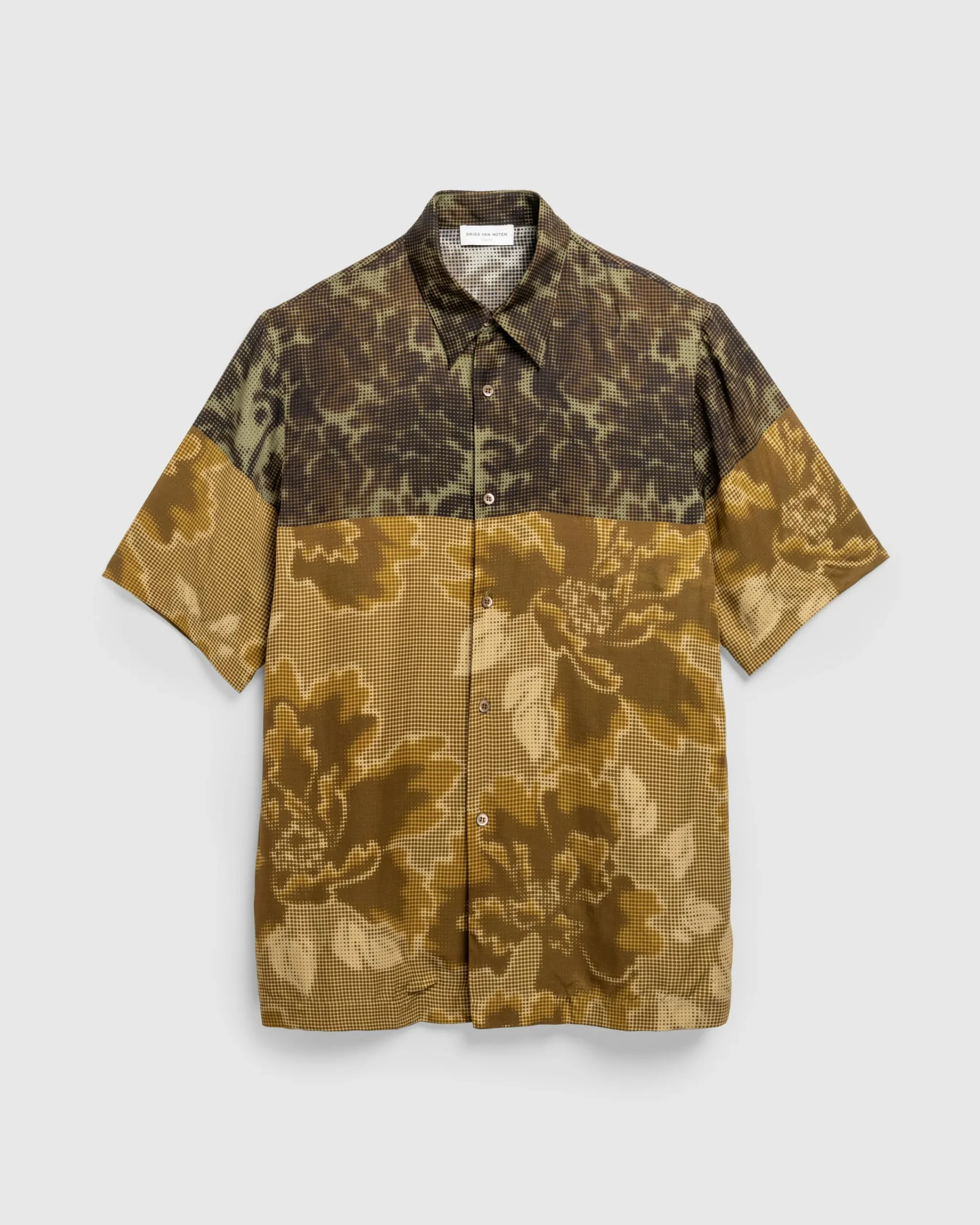 Dries van Noten Clasen Short-Sleeve Shirt Dessin C- Shirts