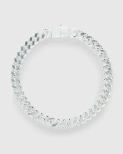 Hatton Labs Classic Cuban Bracelet Sterling Silver- Jewelry