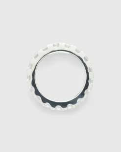 Hatton Labs Classic Eternity Ring Sterling Silver/White- Jewelry