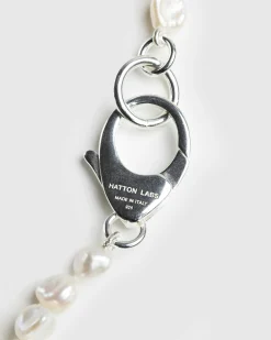Hatton Labs Classic Pearl Bracelet White- Jewelry