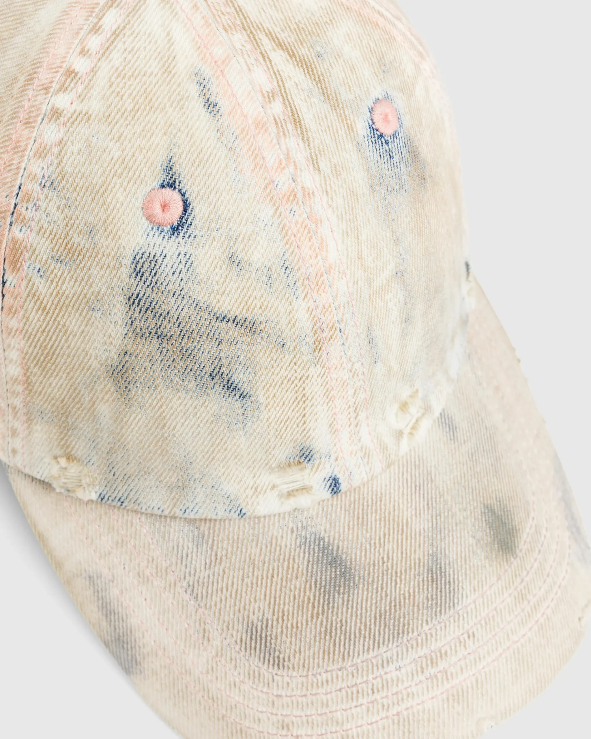 Acne Studios Coated Denim Cap Dirty Blue/Aqua Blue- Hats