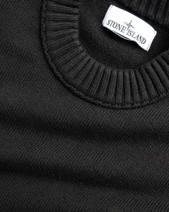 Stone Island Compass Logo Badge Sweater- Knitwear