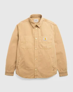 Carhartt WIP Conro Shirt Jacket Peanut/Stone Dyed- Shirts