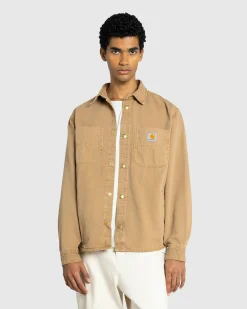 Carhartt WIP Conro Shirt Jacket Peanut/Stone Dyed- Shirts