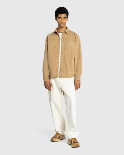 Carhartt WIP Conro Shirt Jacket Peanut/Stone Dyed- Shirts
