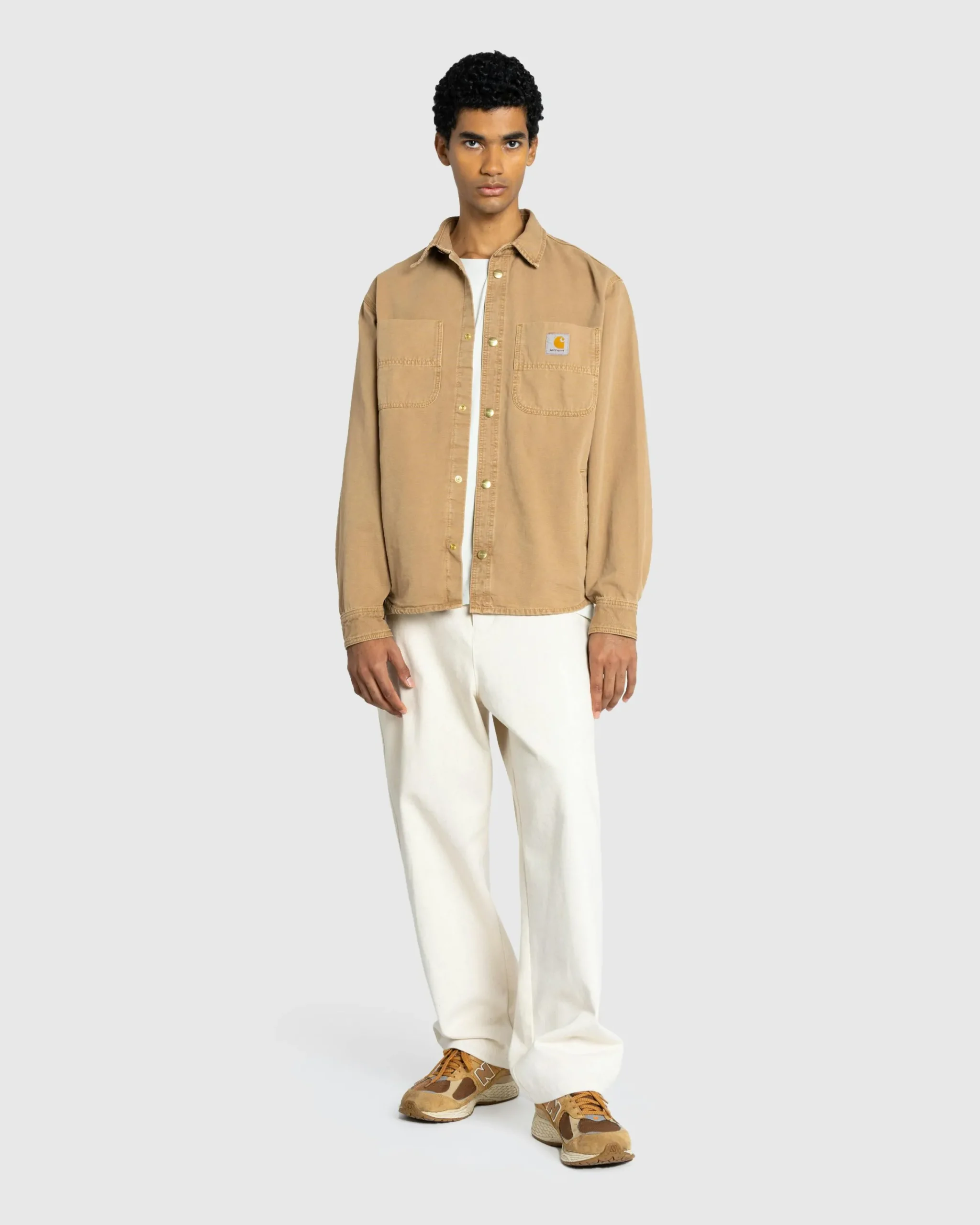 Carhartt WIP Conro Shirt Jacket Peanut/Stone Dyed- Shirts