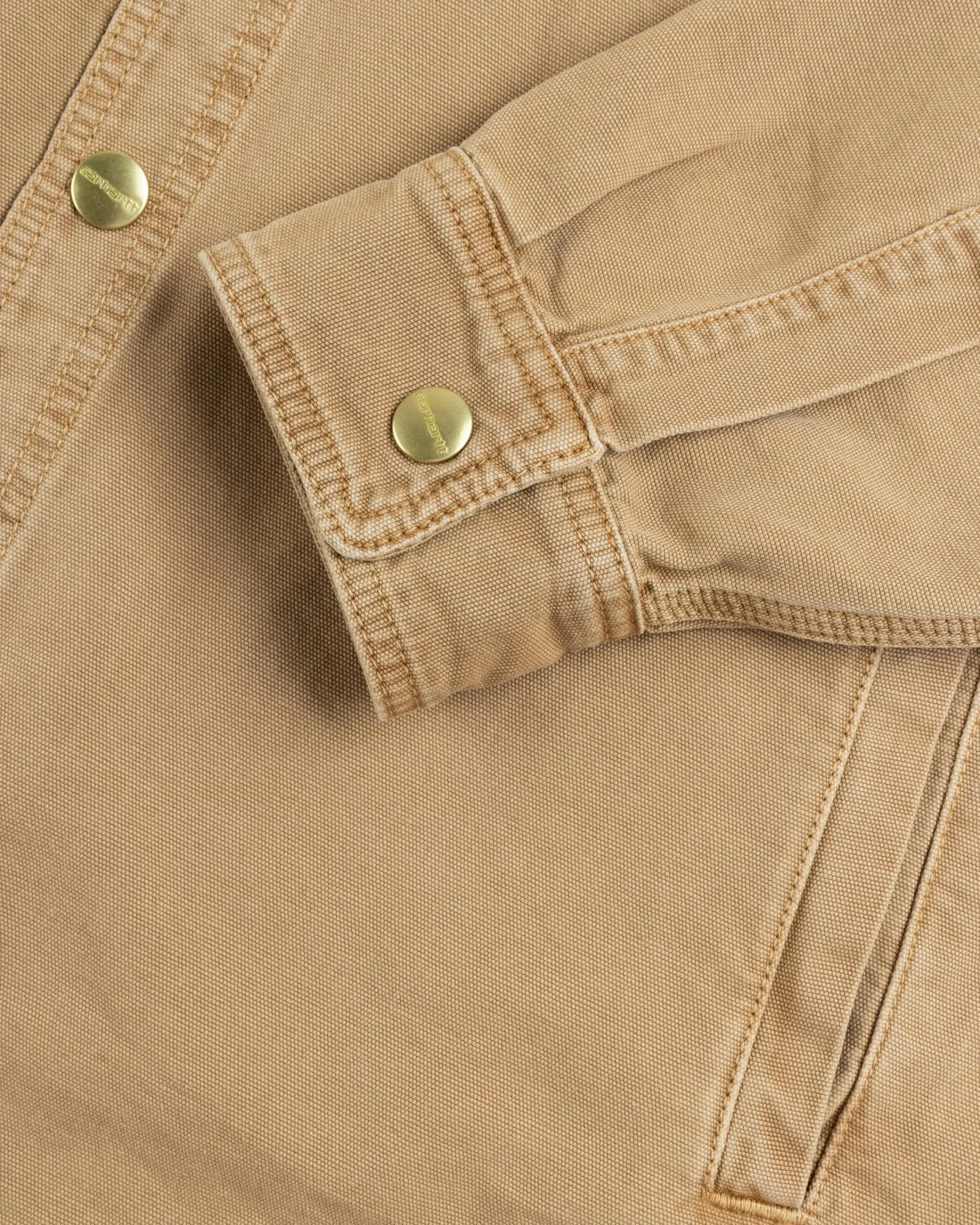Carhartt WIP Conro Shirt Jacket Peanut/Stone Dyed- Shirts