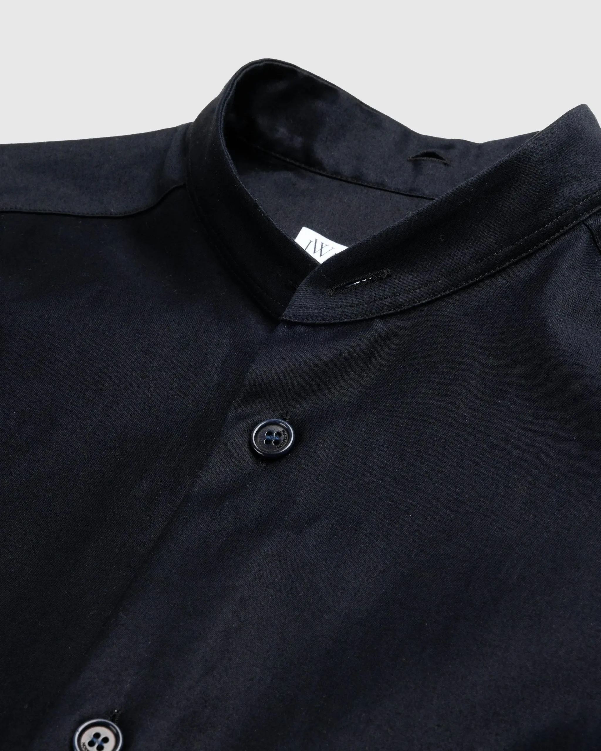 J.W. Anderson Contrast Patch Pocket Oversized Shirt Navy- Shirts