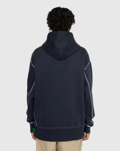 Highsnobiety Contrast Stitch Fleece Hoodie- Sweats