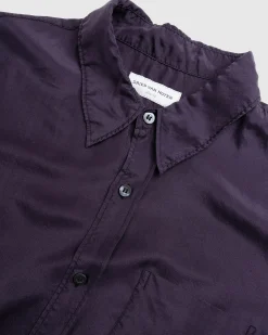 Dries van Noten Corbino Shirt Dark Purple- Shirts