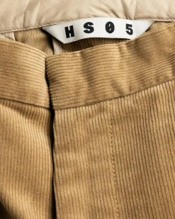Highsnobiety HS05 Cord Pleated Dress Pants Beige- Pants