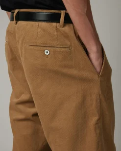 Highsnobiety HS05 Cord Pleated Dress Pants Beige- Pants
