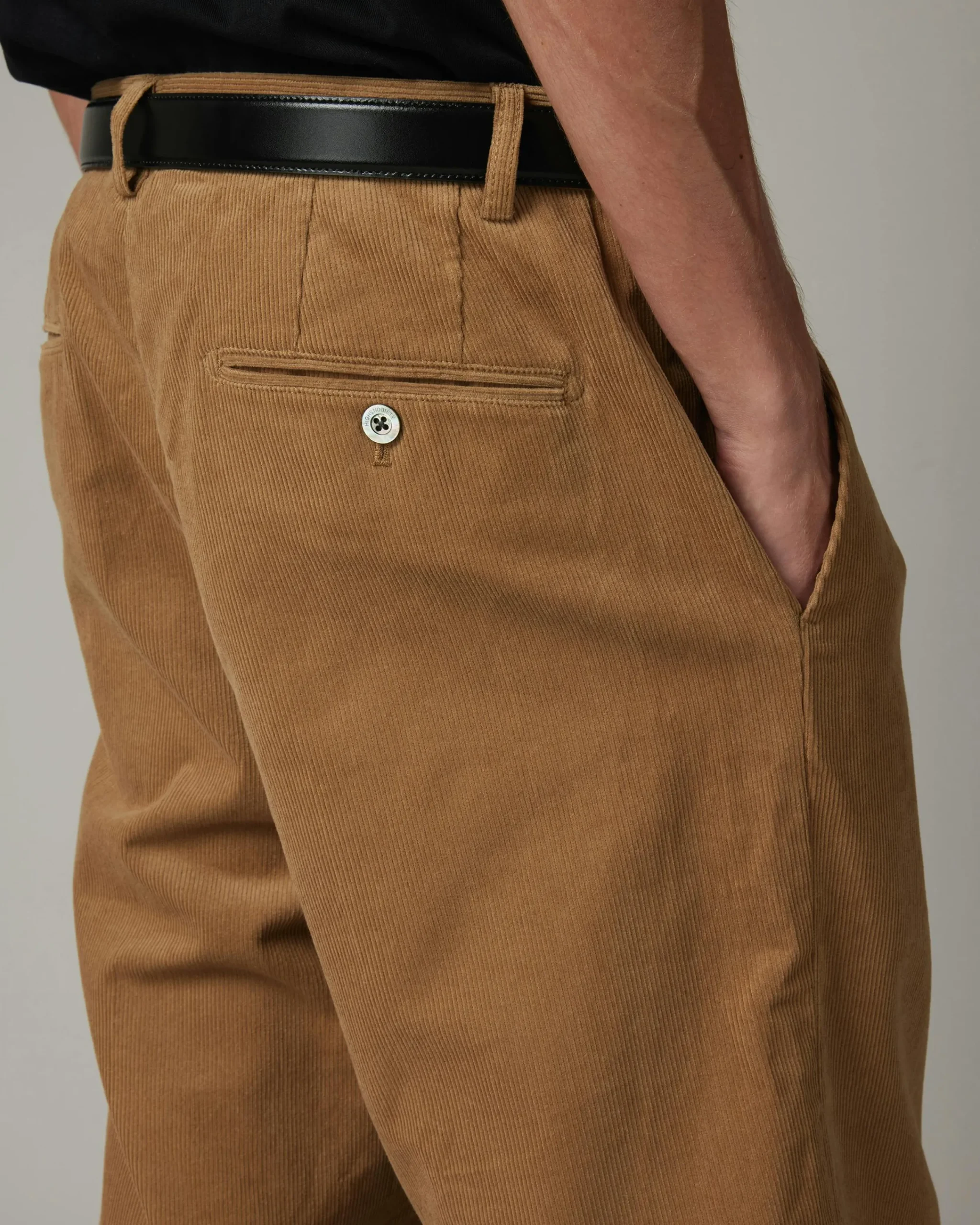 Highsnobiety HS05 Cord Pleated Dress Pants Beige- Pants