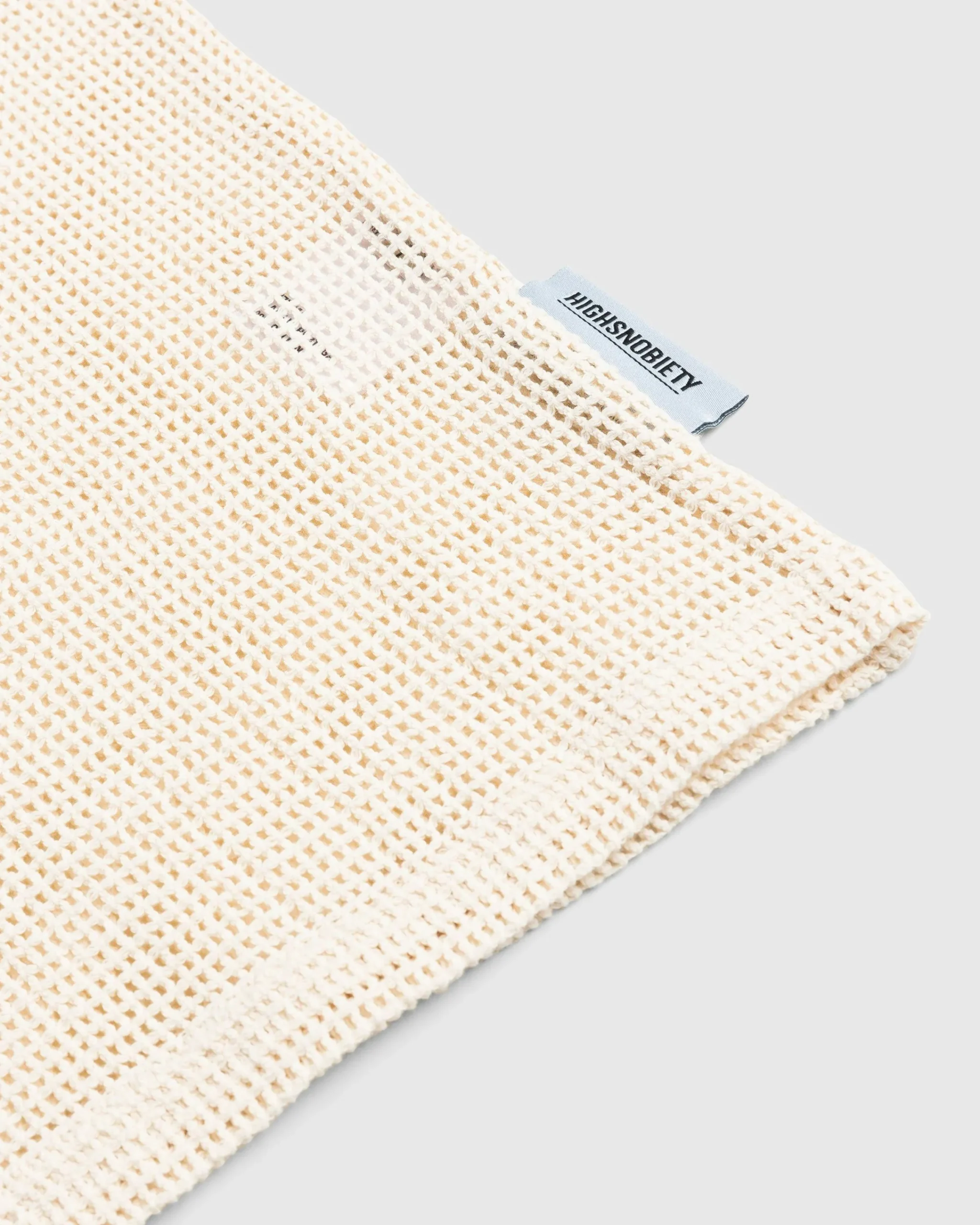 Highsnobiety Cotton Mesh Knit Tank Top- Tops