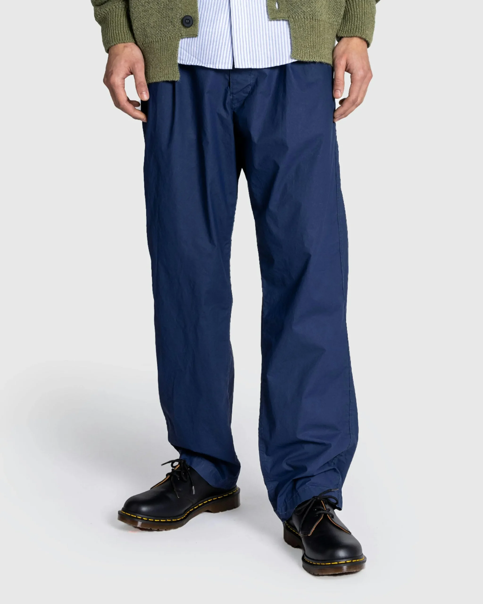 Stone Island Cotton Pants Royal Blue- Pants