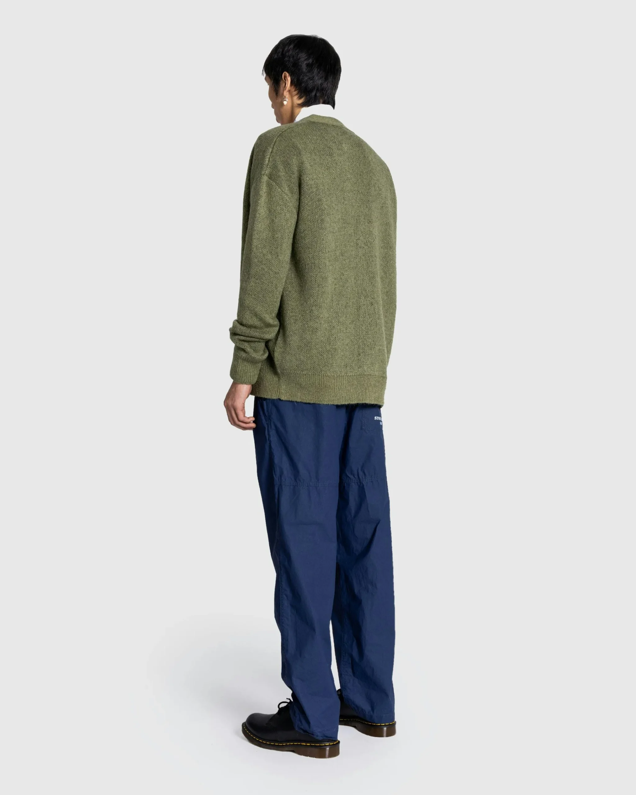 Stone Island Cotton Pants Royal Blue- Pants