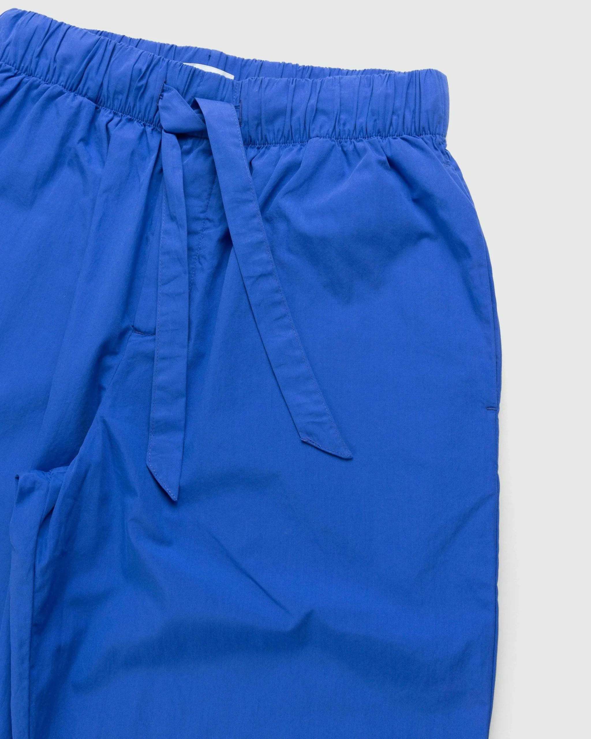 Tekla Cotton Poplin Pyjamas Pants Royal Blue- Underwear And Loungewear
