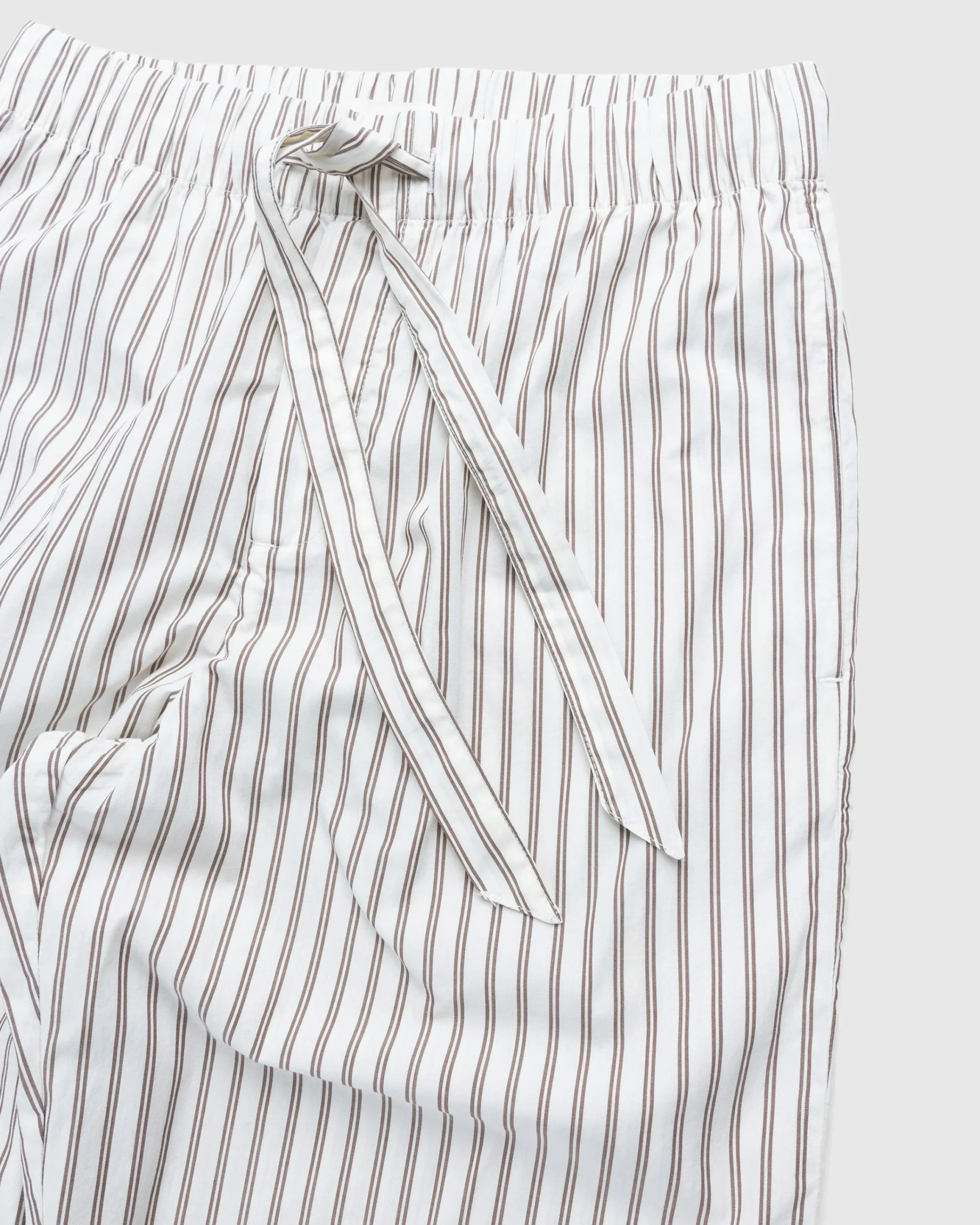 Tekla Cotton Poplin Pyjamas Pants Hopper Stripes- Underwear And Loungewear