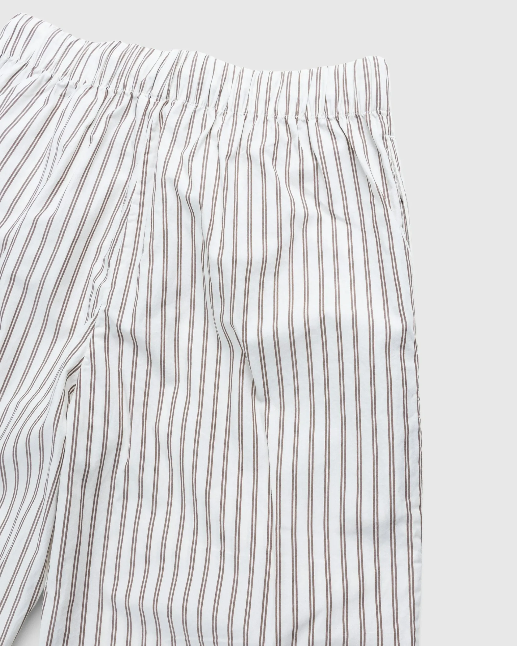 Tekla Cotton Poplin Pyjamas Pants Hopper Stripes- Underwear And Loungewear