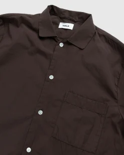 Tekla Cotton Poplin Pyjamas Shirt- Underwear And Loungewear