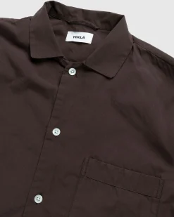 Tekla Cotton Poplin Pyjamas Shirt- Underwear And Loungewear
