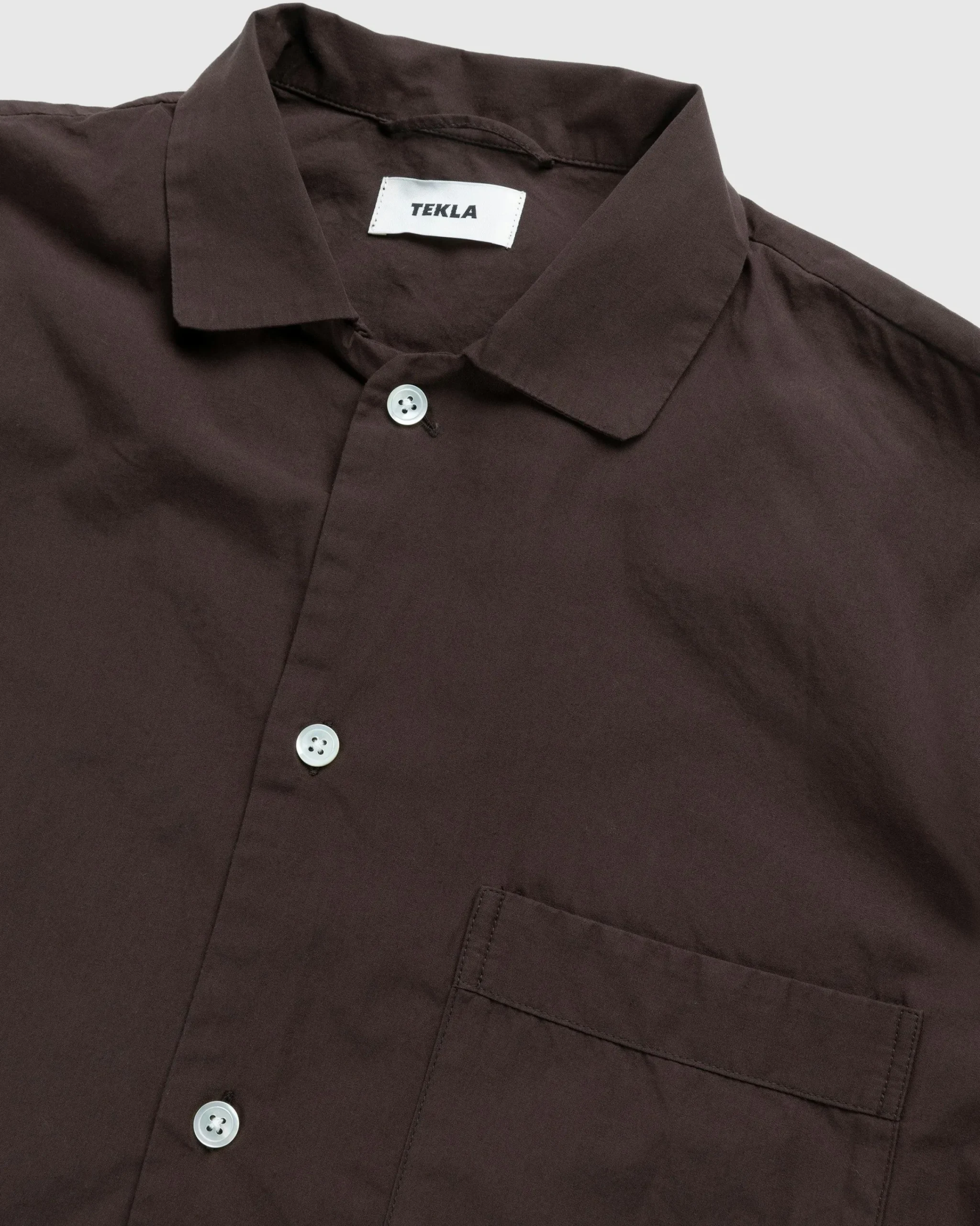 Tekla Cotton Poplin Pyjamas Shirt- Underwear And Loungewear