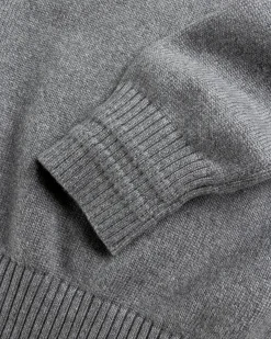 Stone Island Crewneck Sweater Melange Grey- Knitwear