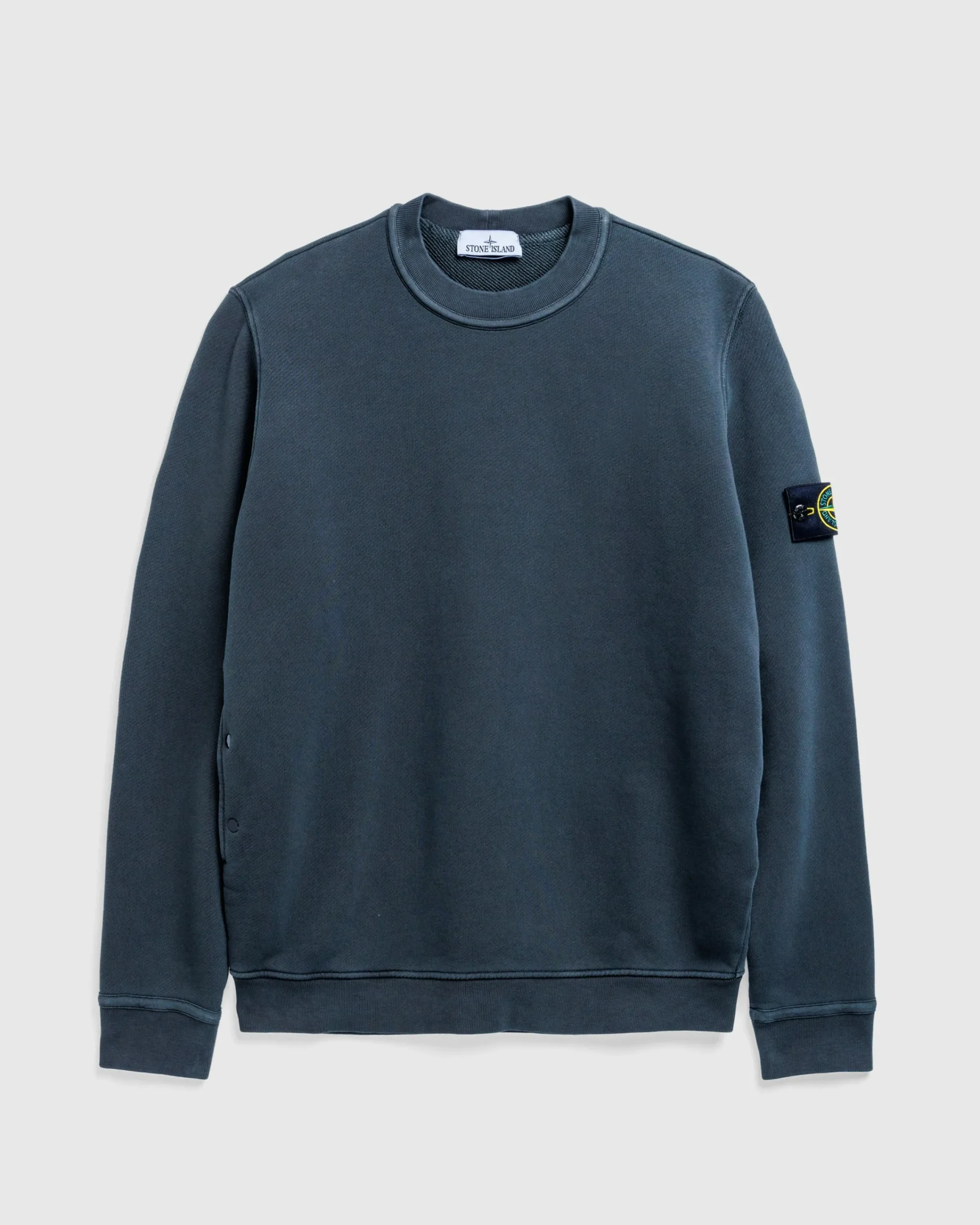 Stone Island Crewneck Sweatshirt Lead Grey- Sweats