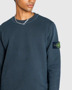 Stone Island Crewneck Sweatshirt Lead Grey- Sweats
