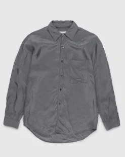 Lemaire Crinkled Longsleeve Shirt- Shirts
