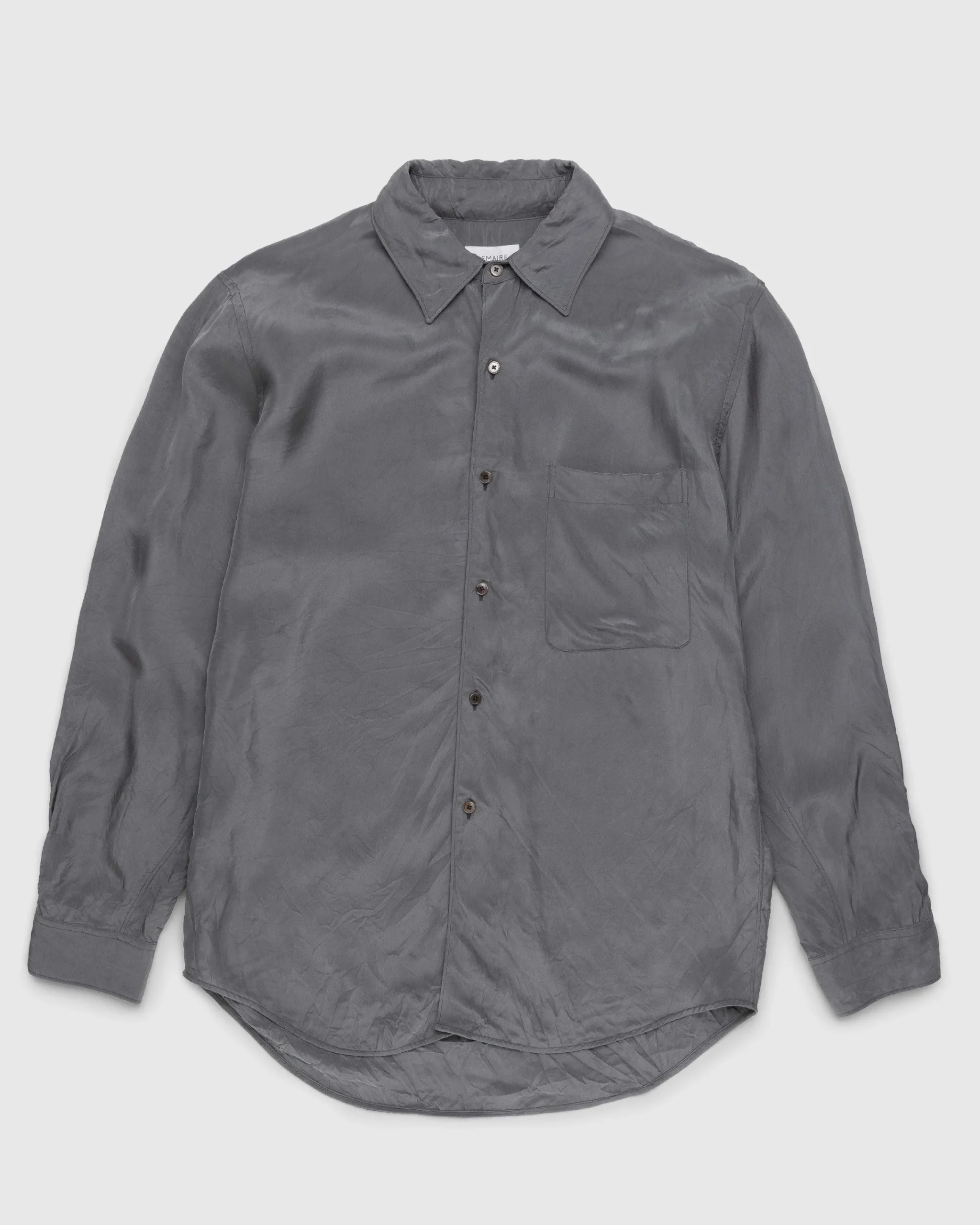 Lemaire Crinkled Longsleeve Shirt- Shirts