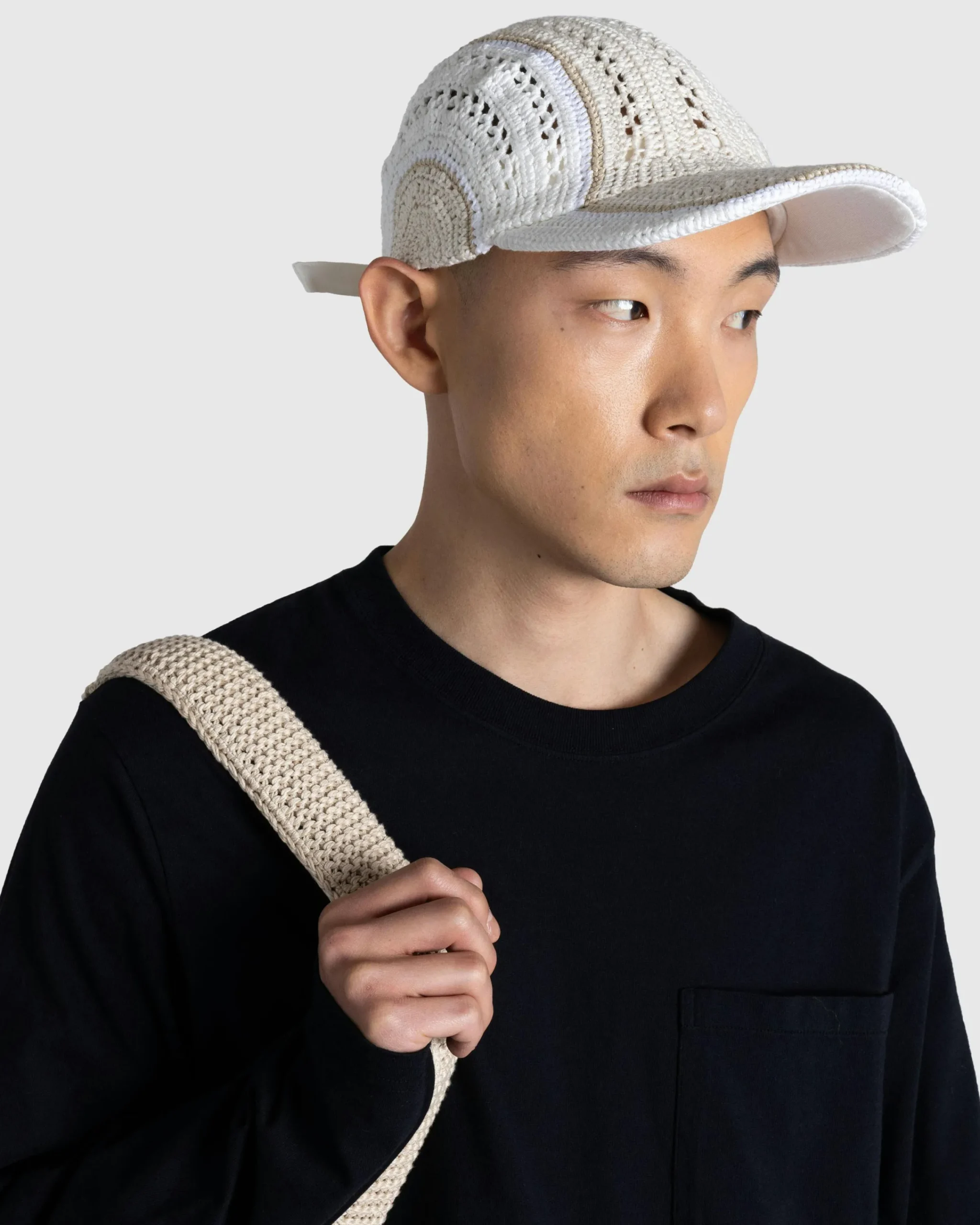 SSU Crochet Baseball Cap Angel Ivory- Hats