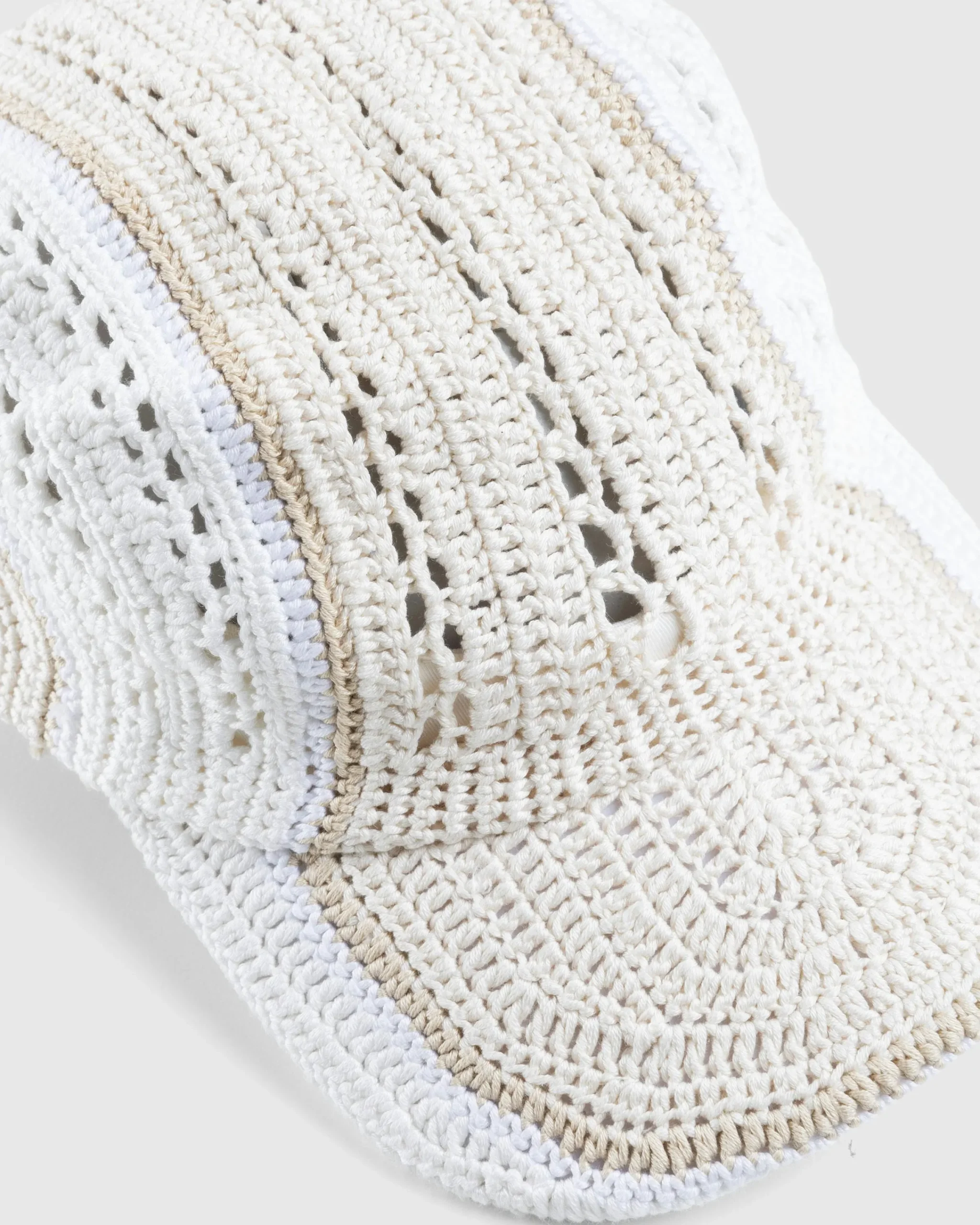 SSU Crochet Baseball Cap Angel Ivory- Hats