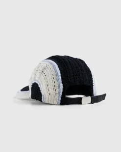 SSU Crochet Baseball Cap Midnight Drive Black- Hats