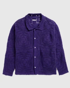 Bode Crochet Overshirt- Shirts