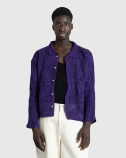 Bode Crochet Overshirt- Shirts