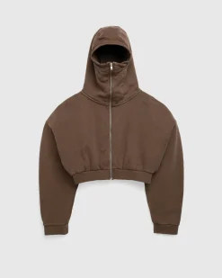 Entire Studios Cropped Full Zip- Sweats
