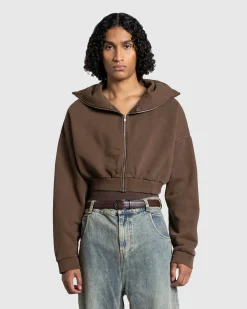 Entire Studios Cropped Full Zip- Sweats