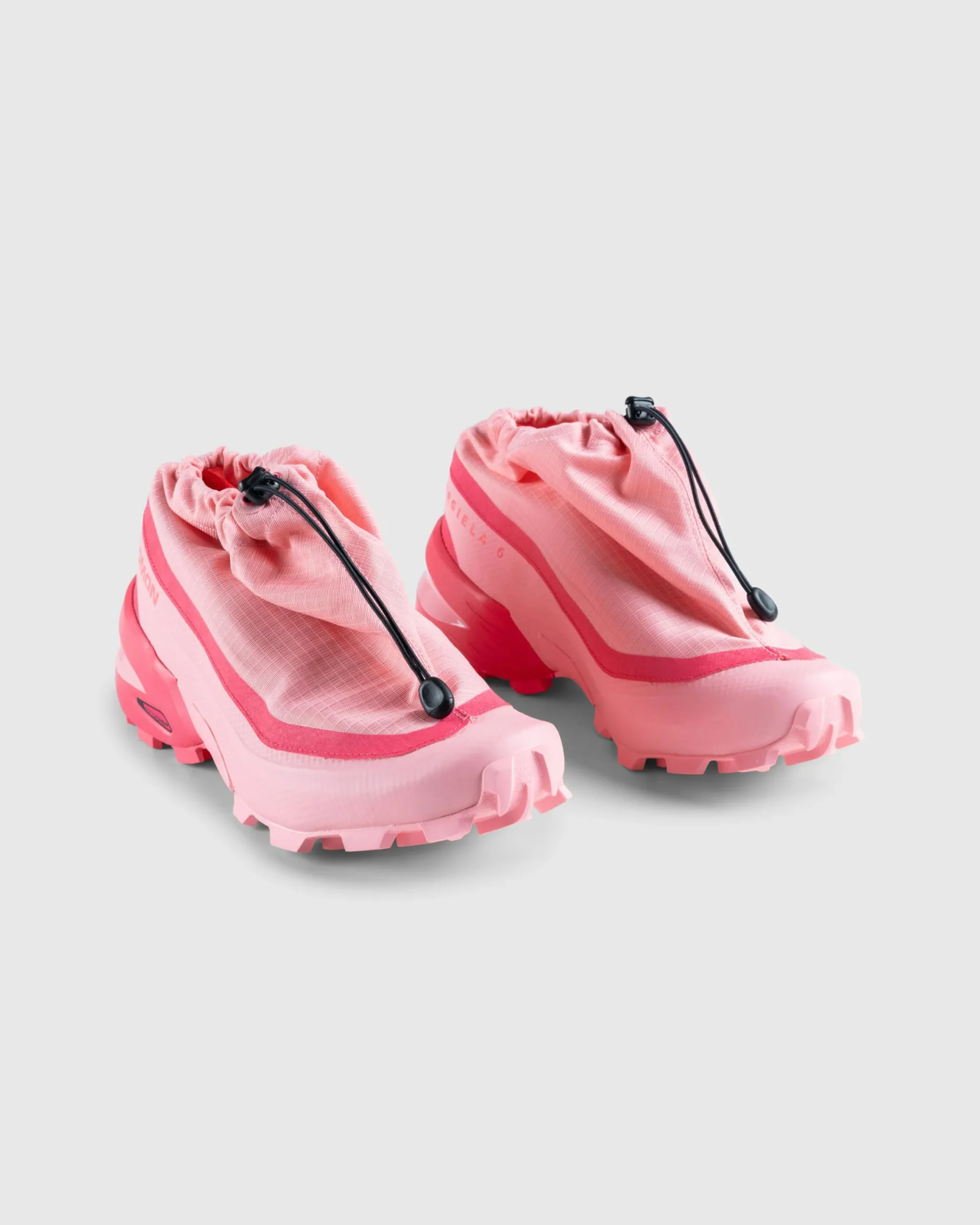 MM6 Maison Margiela Cross Low Flamingo Pink/Rouge Red/Black- Sneakers