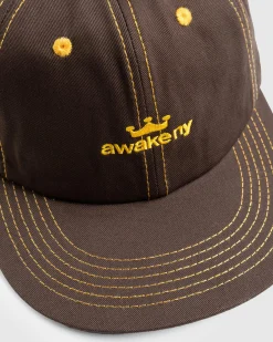 Awake NY Crown Logo 6-Panel Hat- Hats