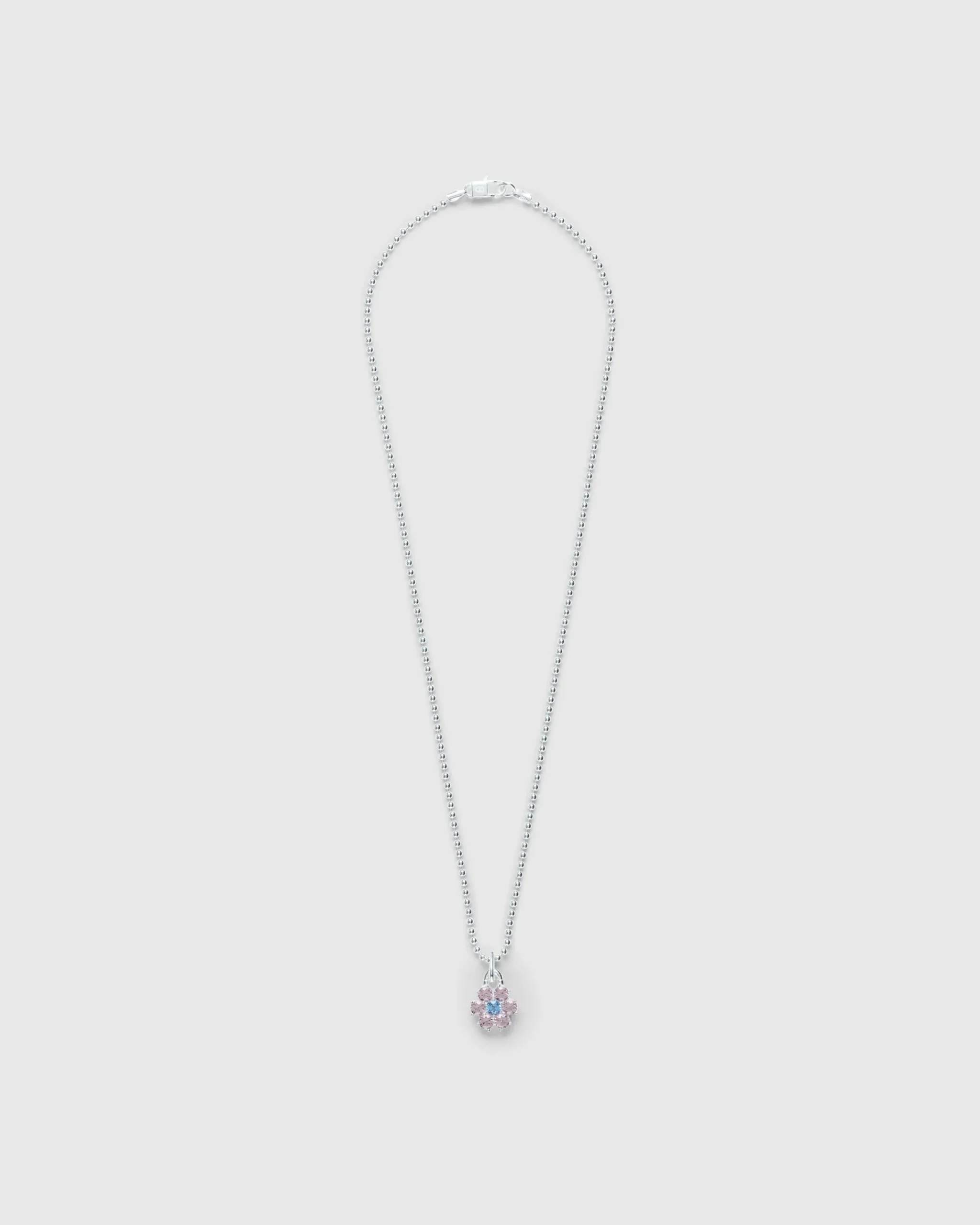 Hatton Labs Daisy Pendant Sterling Silver/Morganite- Jewelry